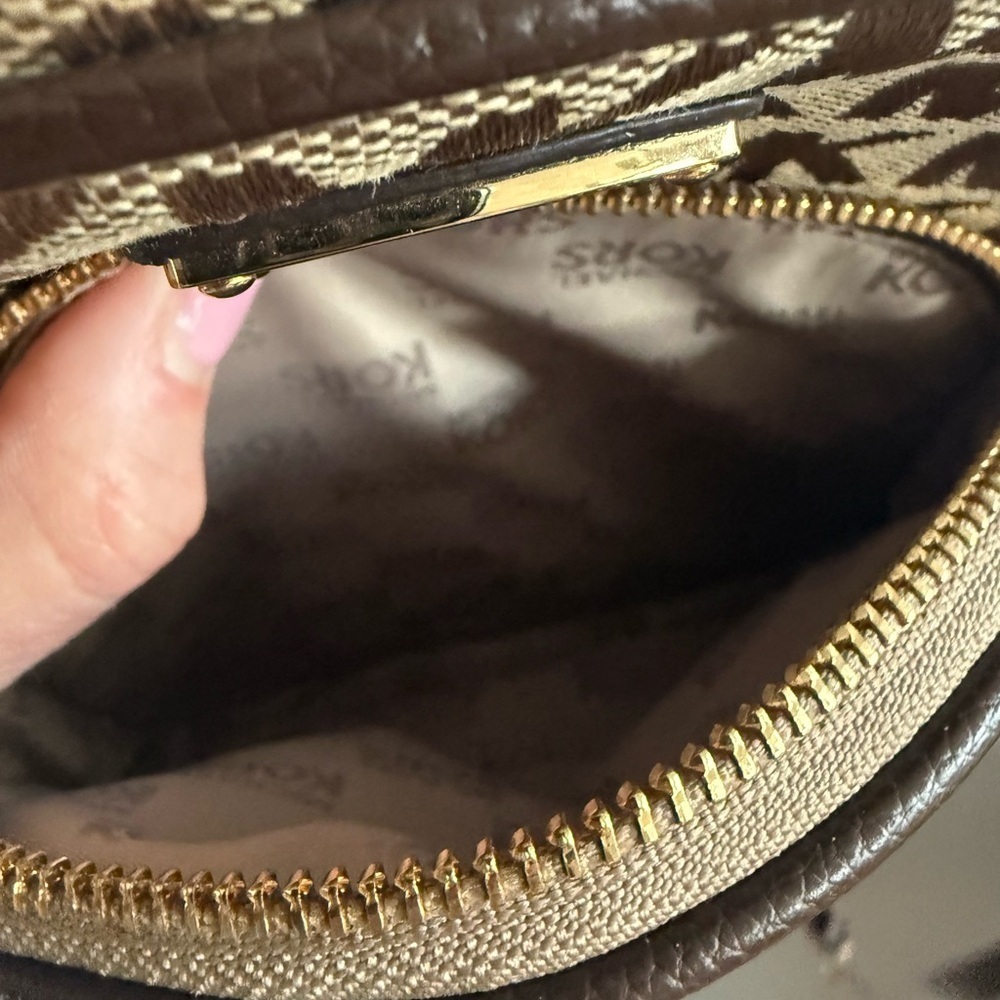 Michael Kors Signature Mini Backpack Brown MK Logo - Picture 5 of 8